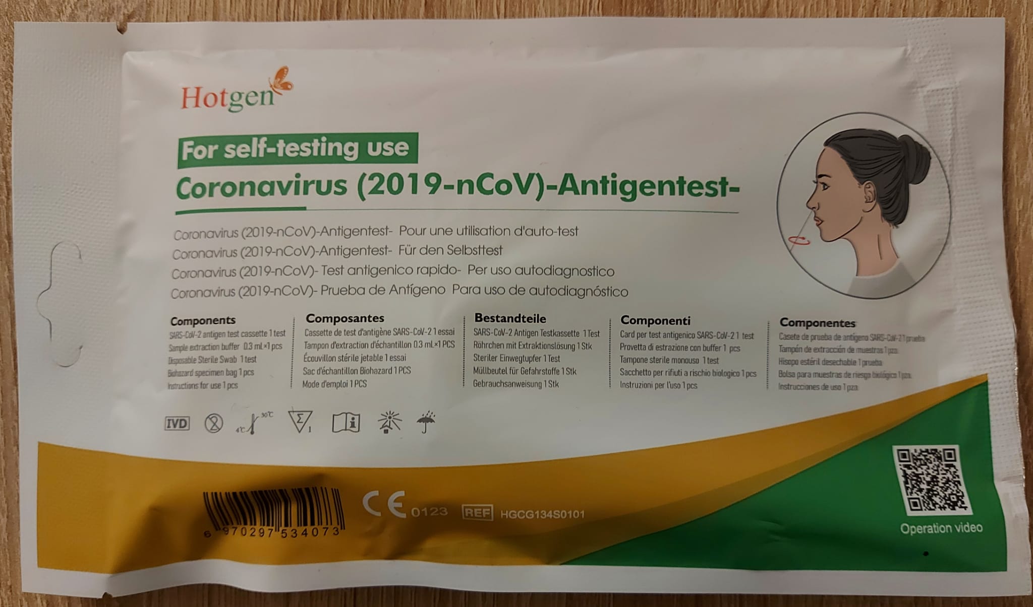 Hotgen Corona Antigen Schnelltest – Selbsttest für Laien