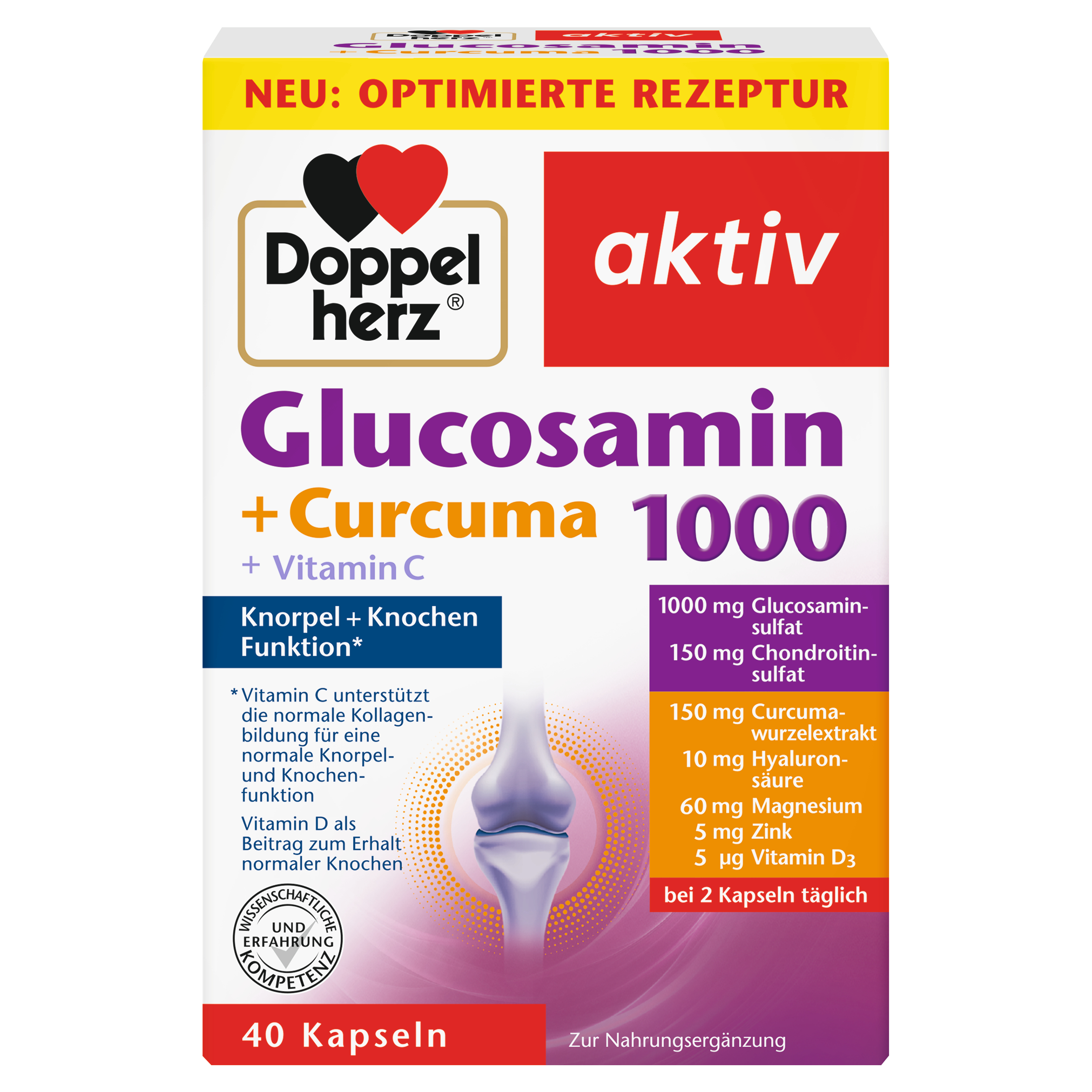 Doppelherz Glucosamin 1000 – 40 Kapseln EAN 4009932138535